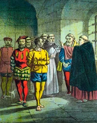 George Wishart, XVI-wieczny szkocki reformator protestancki, ok. 1860 r.