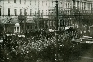 Więźniowie niemieccy w Warszawie, 1919.
