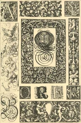 Niemieckie renesansowe ornamenty typograficzne, 1898.