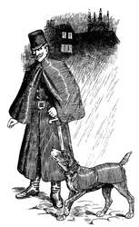 Pies policyjny w Gandawie, 1907.