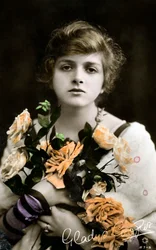 Gladys Cooper 1888-1971, angielska aktorka, początek XX wieku