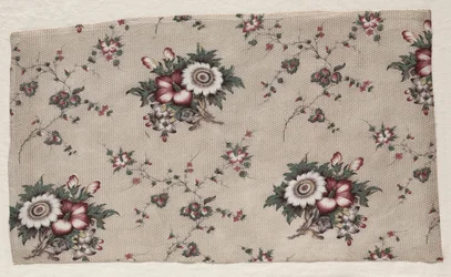 Glazurowany fragment perkalu, ok. 1930 r. 1830.