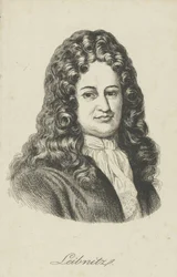 Gottfried Wilhelm Leibniz 1646-1716, około. 1800
