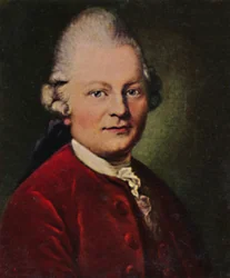 Gotthold Ephraim Lessing 1729-1781. - Obraz Antona Graffa, 1934.