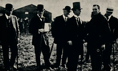 Grahame White i pan Churchill, 1910, 1945.