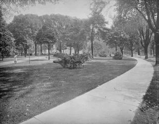 Grand Circus Park, Detroit, Michigan, ok. 1897.