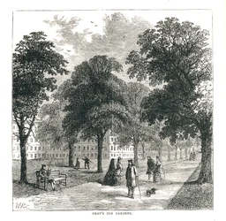 Ogrody Grays Inn, 1878