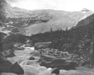 Wielki Lodowiec, Góry Selkirk, Kanada, ok. 1900.
