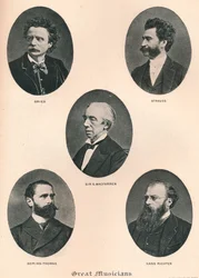 Wielcy Muzycy - Tablica IX., 1895