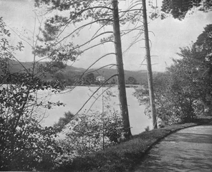 Green Island, Lake George, stan Nowy Jork, USA, ok. 1900.
