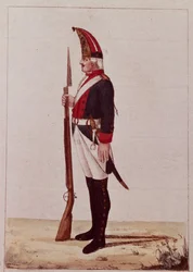 Grenadier Pierwszego Batalionu Morskiego, 1786