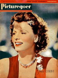 Greta Garbo 1905-1990, amerykańska aktorka urodzona w Szwecji, 1942
