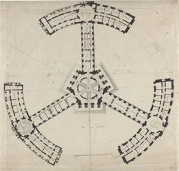 Plan gruntu pod Akademię Sztuk Pięknych, 17501790.
