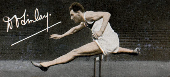 Kapitan grupy Donald Don Osborne Finlay, Wielka Brytania i płotkarz olimpijski, 1935