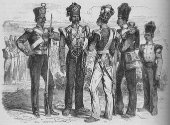 Grupa Sipojów, ok. 1880 r.