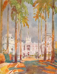 Pałac Guanabara. - Rezydencja prezydenta marszałka Hermesa da Fonseca, 1914 r.