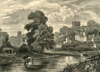 Guildford. Z rzeki, 1898.