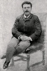 Guy de Maupassant, francuski pisarz, 1890