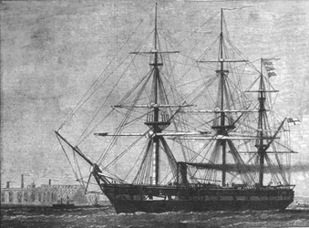 H.M.S. Challenger, oddany do jej... rejsu na Deep Sea Exploration, 1872, 1901.