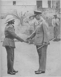Haile Selassie i generał Cunningham, 1941