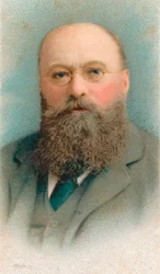 Hans Richter 1843-1916 Austriacko-węgierski dyrygent orkiestrowy i operowy, 1911