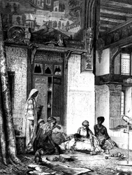 Harem w rezydencji kalifa, 1880