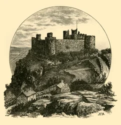 Zamek Harlech, 1898.