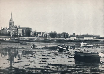 Harwich – Plaża podczas odpływu, 1895