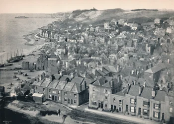 Hastings - Ze wschodniego wzgórza, 1895