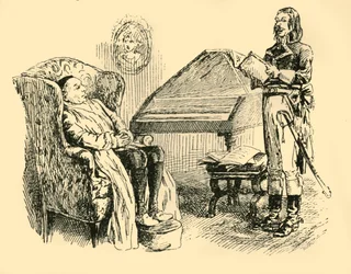 Oczy Haydna napełniły się łzami, 1907.