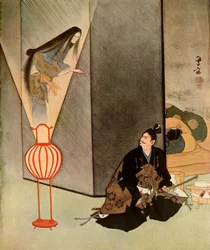 Spojrzał wściekle na objawienie..., 1919.