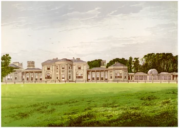 Heaton Park, Lancashire, dom hrabiego Wilton, ok. 1880 r.
