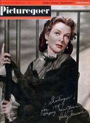 Hedy Lamarr 1914-2000, urodzona w Austrii amerykańska aktorka, 1946