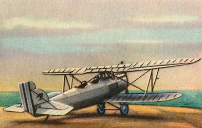 Samolot szkolny Heinkel HD 22b, lata 20., 1932.
