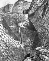 Wykopaliska Heinricha Schliemanna w Troi. Od: Gods, Graves and Scholars autorstwa C. W. Ceram
