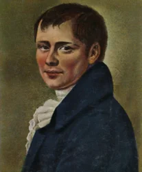 Heinrich von Kleist 1777-1811. - Obraz Graffa, 1934.