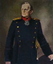 Helmuth von Moltke 1800-1891. - Obraz Lenbacha, 1934.