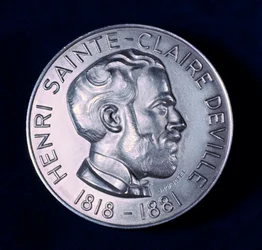 Henri Etienne St Claire Deville, XIX-wieczny francuski chemik, ok. 1955 r.