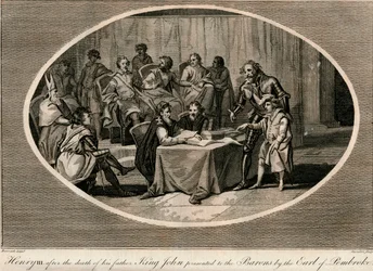 Henryk III podarowany baronom przez hrabiego Pembroke, 1216 1793