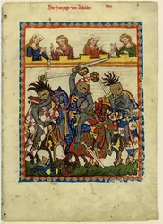 Henryk I, hrabia Anhalt z Codex Manesse, między 1305 a 1340