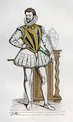Henryk I, książę Guise, francuski żołnierz i polityk, XVI w. 1882-1884