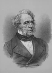 Henry John Temple, 3. wicehrabia Palmerston, brytyjski mąż stanu, c1857 1936