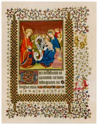 Henryk VI przed Dziewicą z Dzieciątkiem, c1420