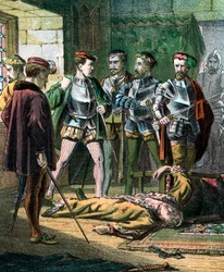 Henryk Lotaryński, 3. książę de Guise, XVI w. francuski żołnierz i mąż stanu, połowa XIX w.