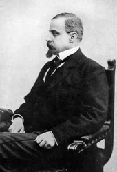 Henryk Sienkiewicz, polski powieściopisarz i publicysta, koniec XIX wieku, ok. 1920