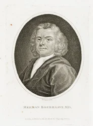 Herman Boerhaave, holenderski lekarz, chemik i botanik, początek XVIII wieku