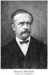 Hermann von Helmholtz 1821-1894, fizyk niemiecki, XIX w.