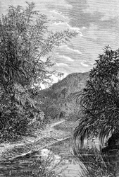 Krajobraz górski, Formoza, c1890