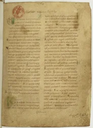 Historia Brytyjczyków autorstwa Nenniusza Pierwsza strona rękopisu, XI w.