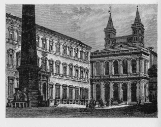 Historia starożytnego Rzymu. Archibazylika św. Jana na Lateranie jest kościołem katedralnym diecezji rzymskiej i oficjalną siedzibą kościelną biskupa Rzymu, którym jest papież.